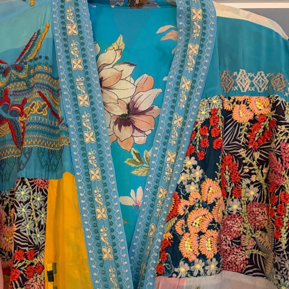 Johnny Was Patchwork Kimono - image 5